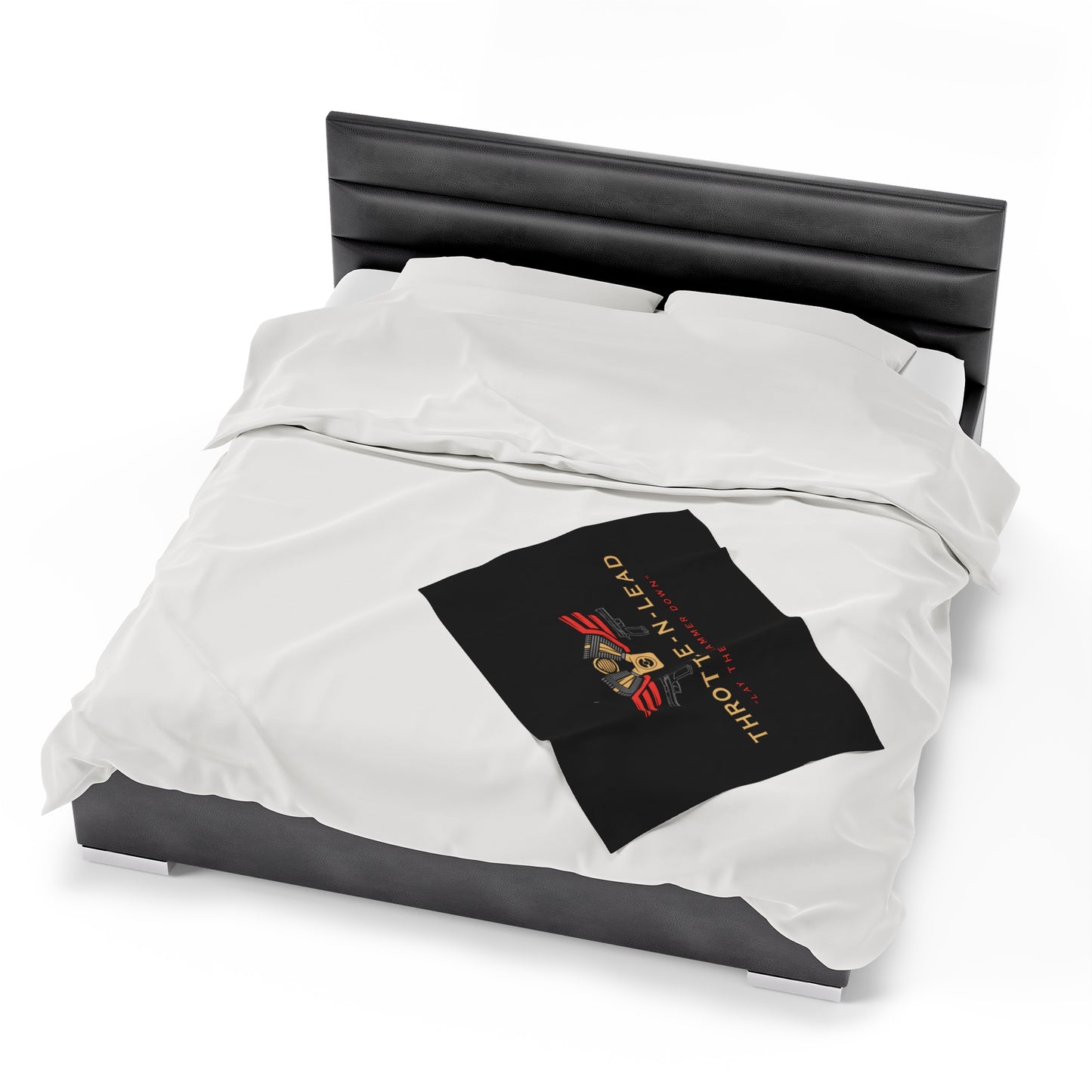 Throttle-N-Lead Velveteen Plush Blanket