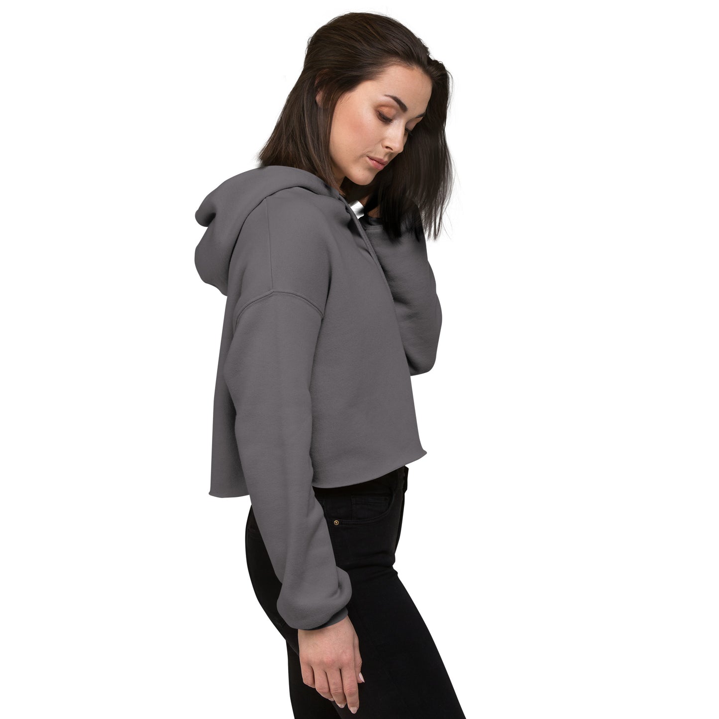 Throttle-N-Lead HFD women's crop hoodie