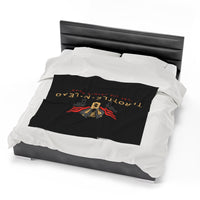 Throttle-N-Lead Velveteen Plush Blanket