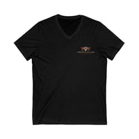 Throttle N Lead Unisex Jersey Short Sleeve V-Neck Tee