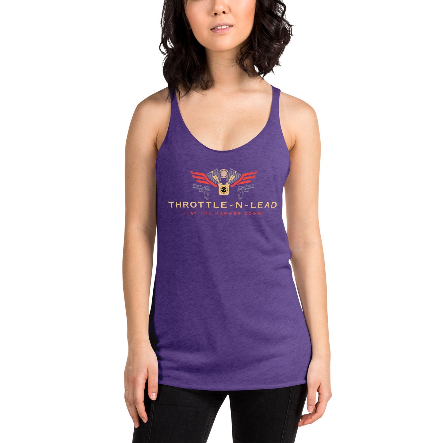 Throttle-N-Lead Next Level Women's Racerback Tank