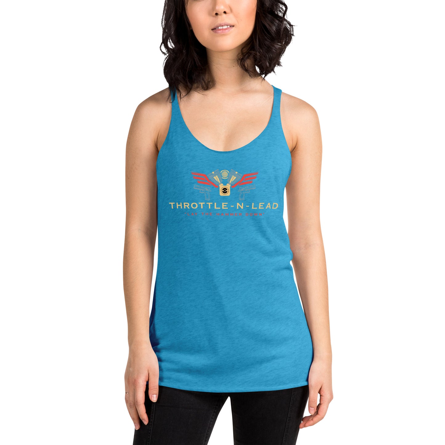 Throttle-N-Lead Next Level Women's Racerback Tank